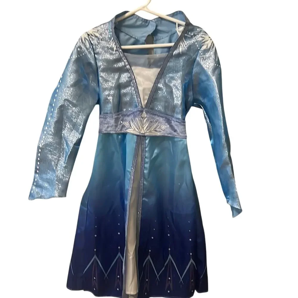 Elsa Costume Disney Frozen Kids Size 6 6x Halloween Dress Up Princess Outfit